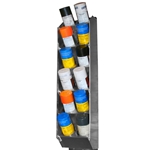 12 can - Aluminum Vertical Aerosol Spray Can Organizer Rack
