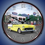 1955 Bel Air Mitch's Garage LED Backlit Clock