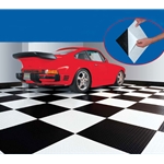 G-Floor® Raceday Peel N' Stick  24 in. Diamond Tread Vinyl Floor Tile