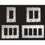 Diamond Plate Decora - GFCI Switch - Outlet Cover - Wall Plate